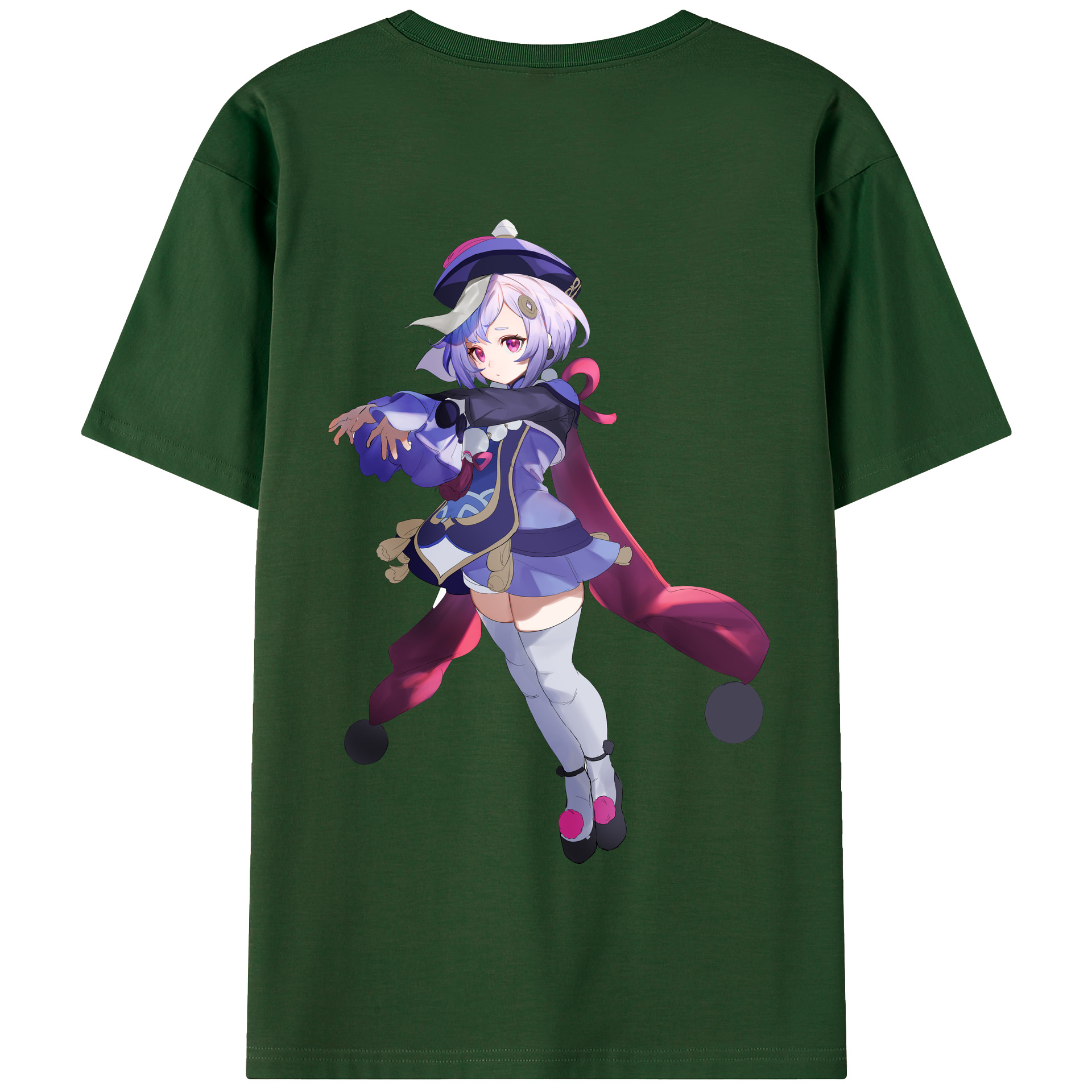 げんし神 七七 なな  genshin Nana 綿100％半袖Tシャツ（背面プリント）